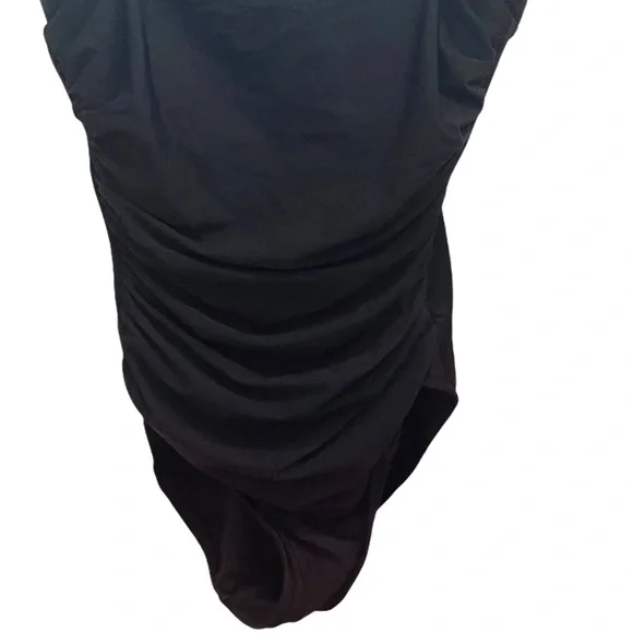 MIRACLESUIT ONE PIECE BLACK BATHING SUIT SIZE 10 - Picture 3 of 8
